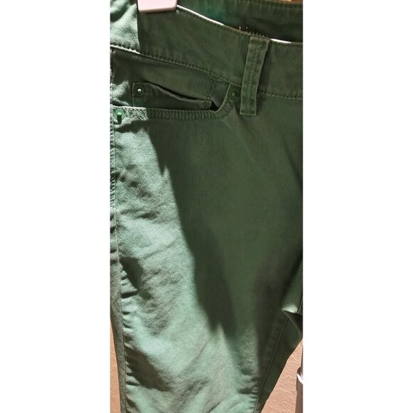 Ann Taylor Loft Women's Green Skinny Ankle Jeans Size 6 Cotton - Picture 9 of 9